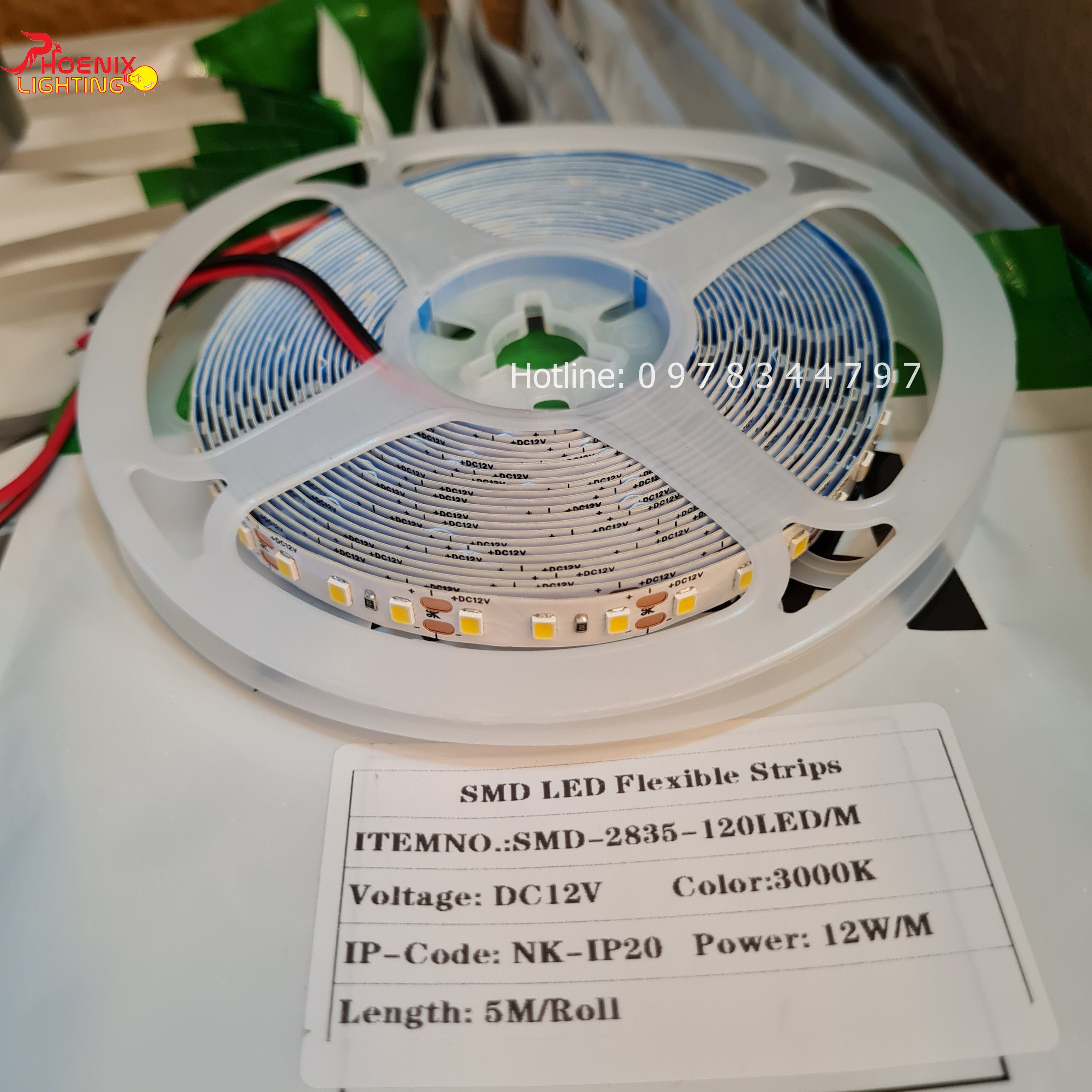 LED DÁN 12V 2835, CUỘN LED DÁN 5 MÉT 600 LED SIÊU SÁNG