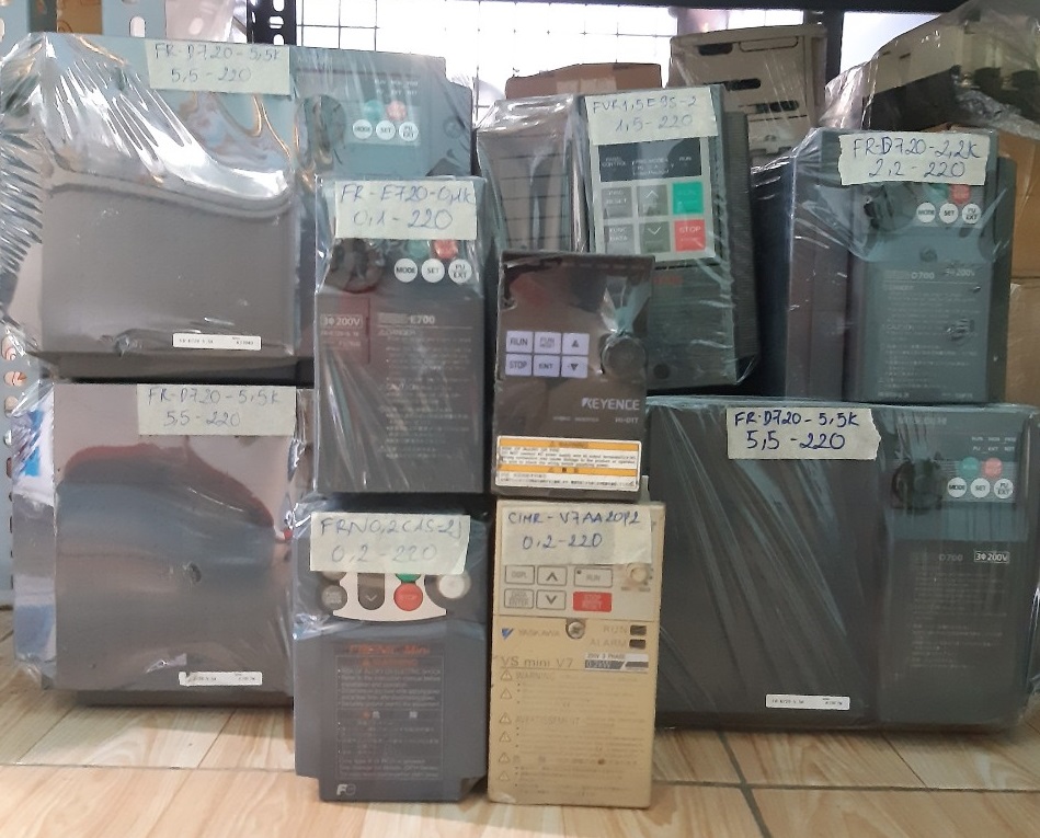 Biến tần Nhật 2,2kw 220v Tháo Máy