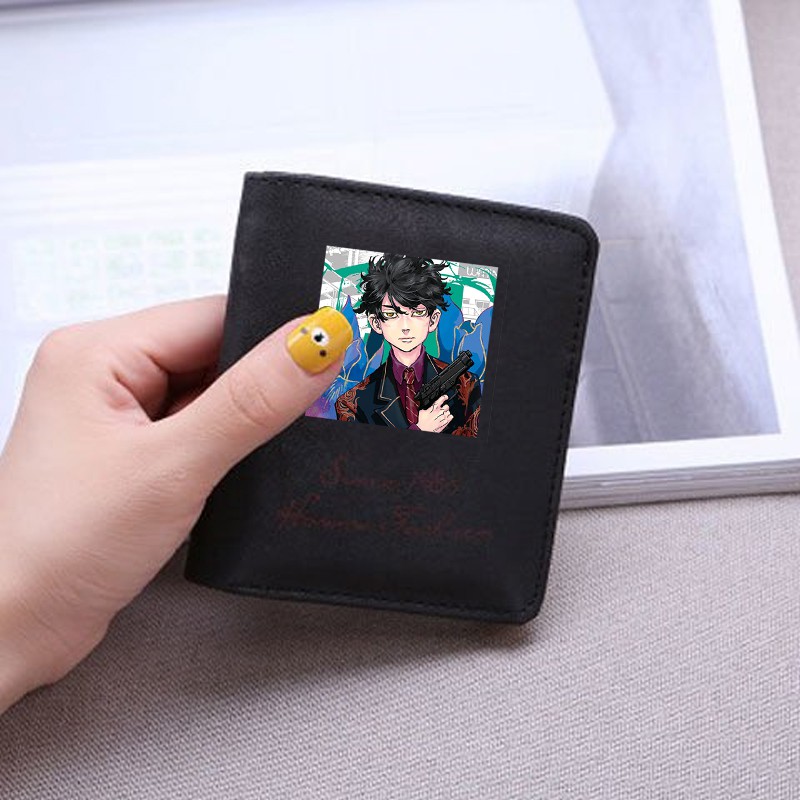 Ví ngắn đen cầm tay IN HÌNH nhân vật TOKYO REVENGERS KỊCH TRƯỜNG CỦA TAKEMICHI anime chibi cầm tay thời trang