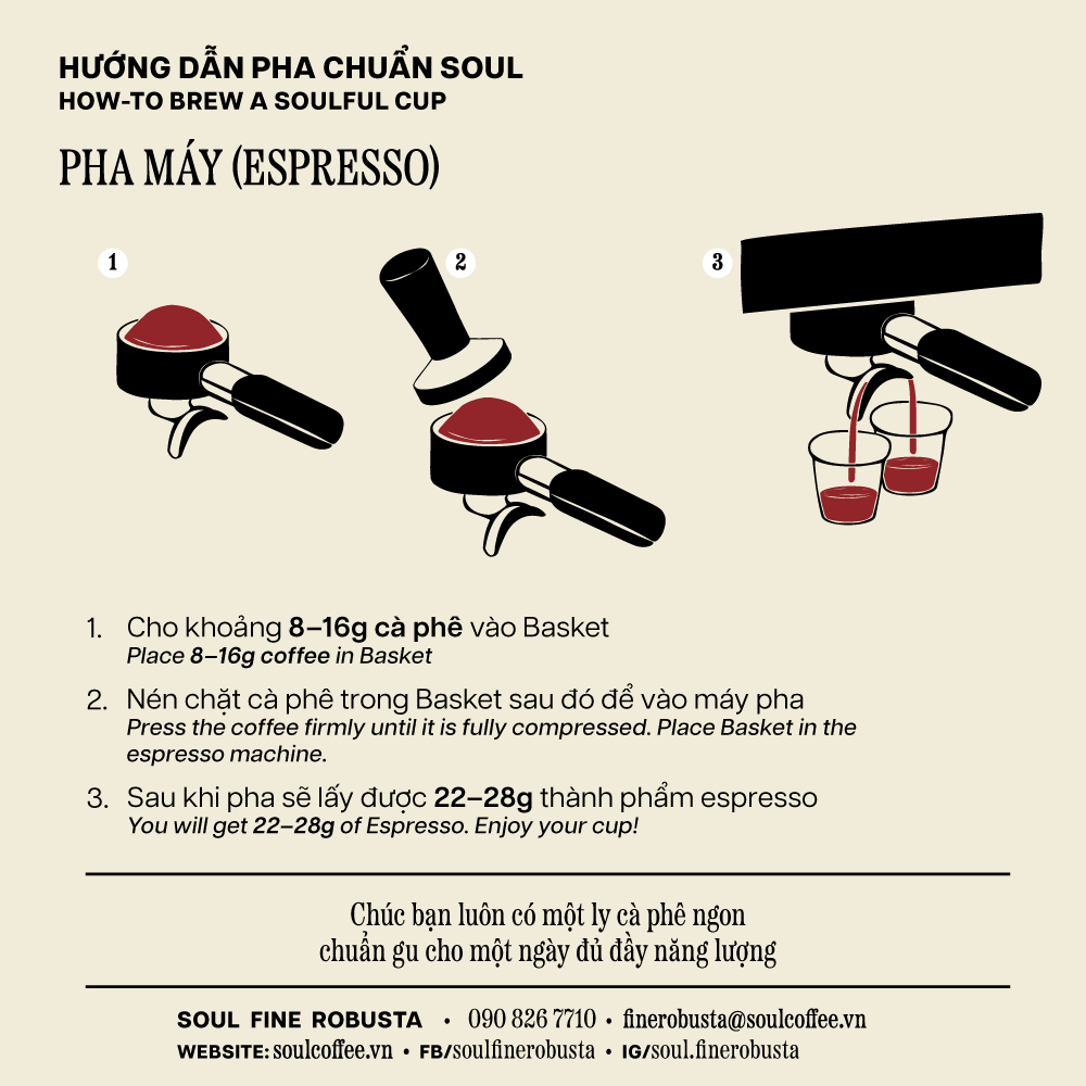 SOUL SPECIALTY COFFEE | Dòng cà phê Arabica Lâm Đồng chất lượng cao | Sơ chế ướt (Washed) có thể PHA PHIN/PHA MÁY | Arabica Premium Coffee