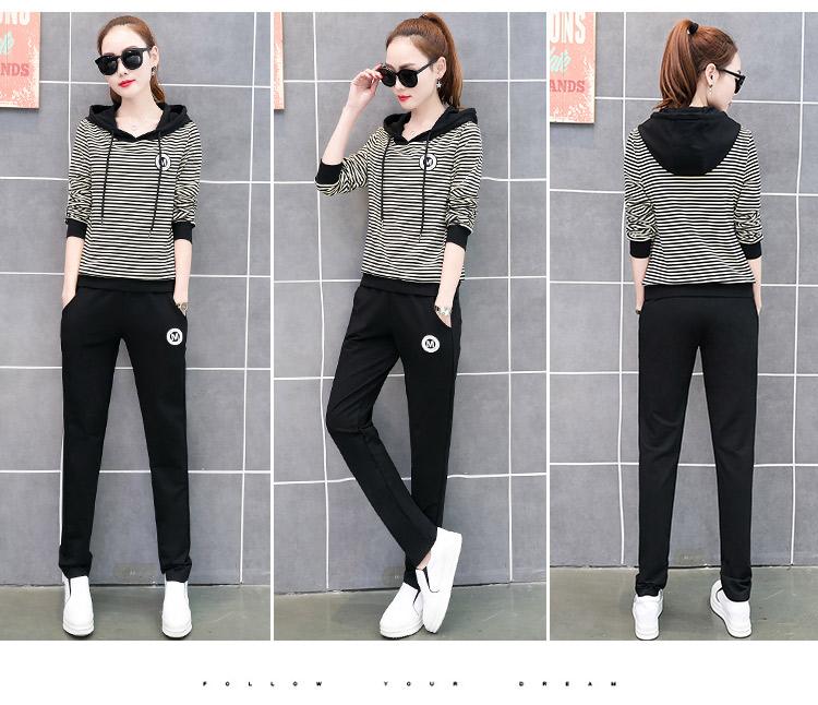 [HCM]Set đồ thể thao nữ set đồ kẻ nữ SET017