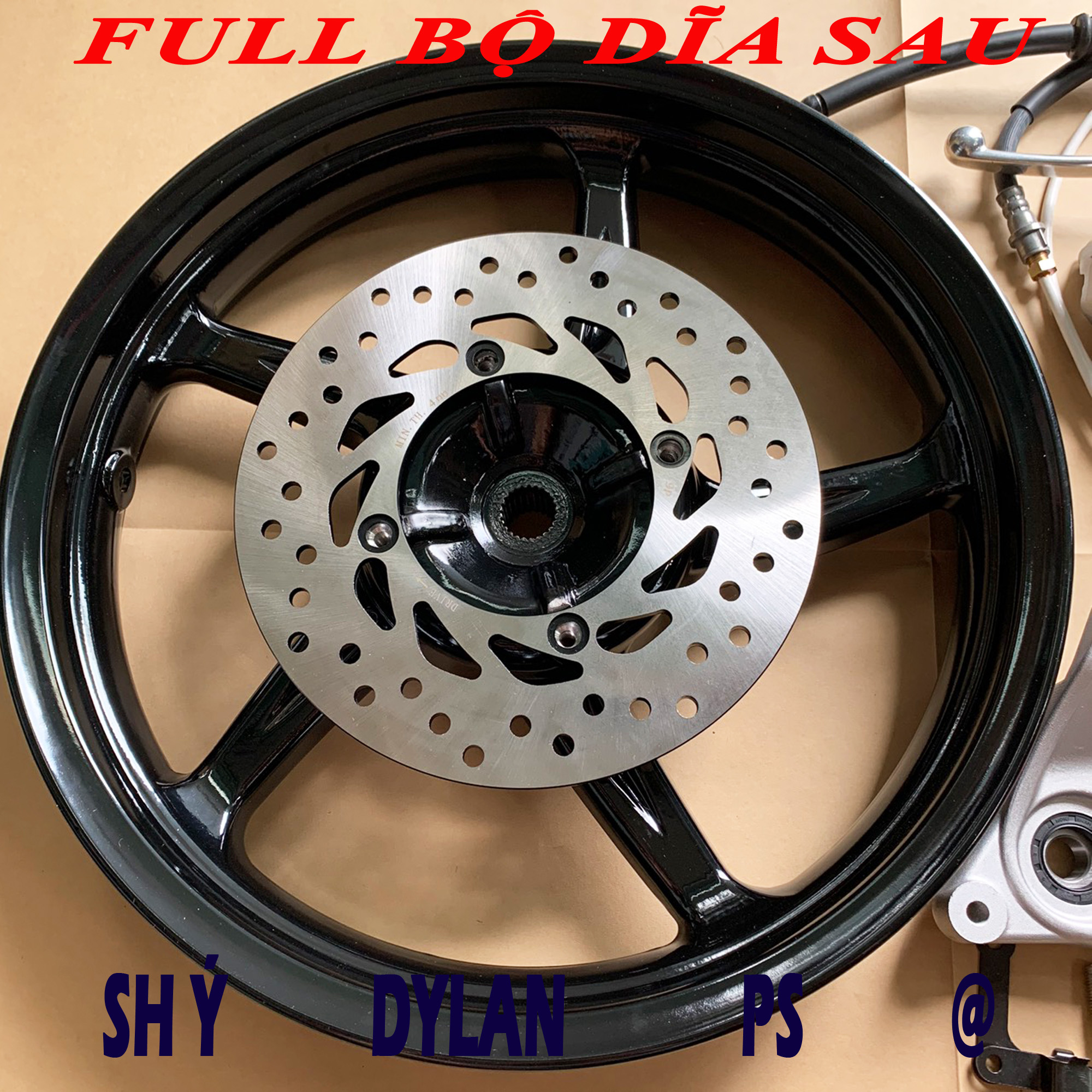 [Trả góp 0%]Full bộ thắng dĩa sau cho SH Ý Dylan PS A Còng