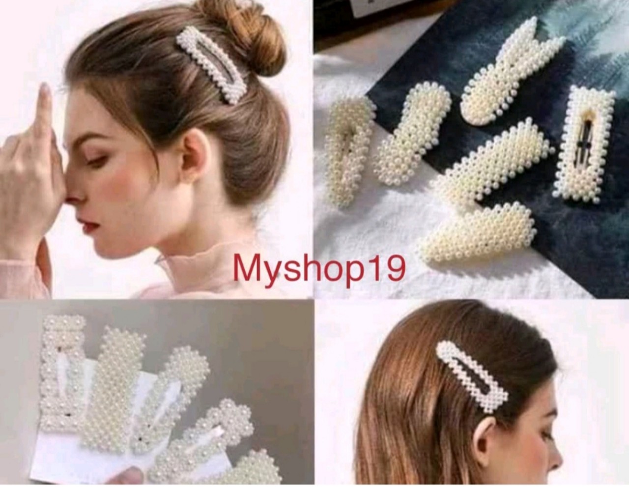 Kẹp tóc đính hạt cho bạn gái (1 kẹp)