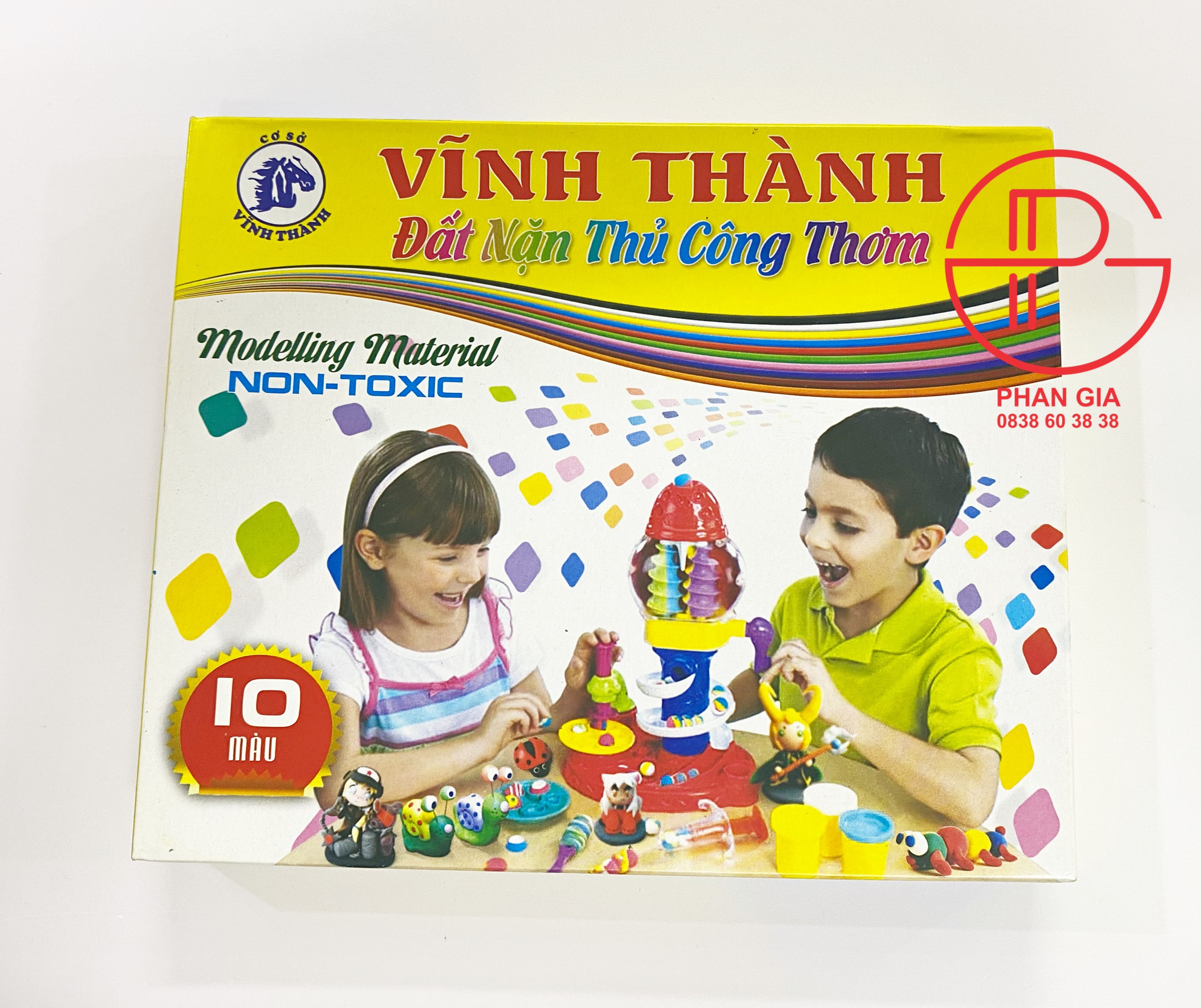Đất Sét Nặn Thủ Công Vĩnh Thành (10 màu)