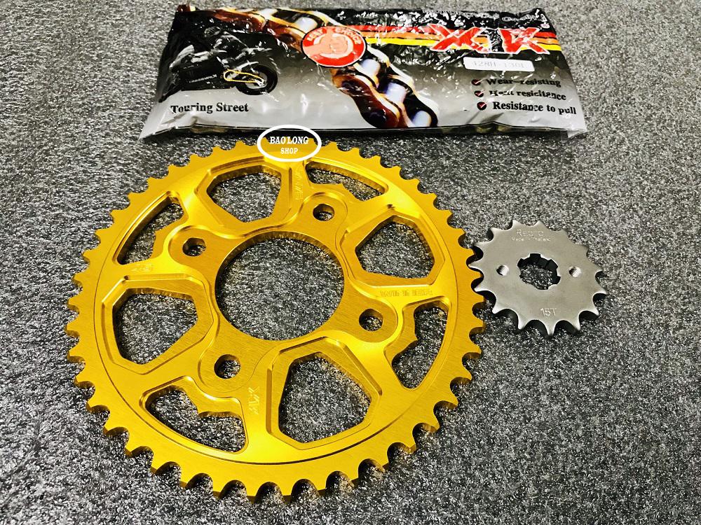 Nhông sên đĩa Vàng X1R 10 li dành cho Winner