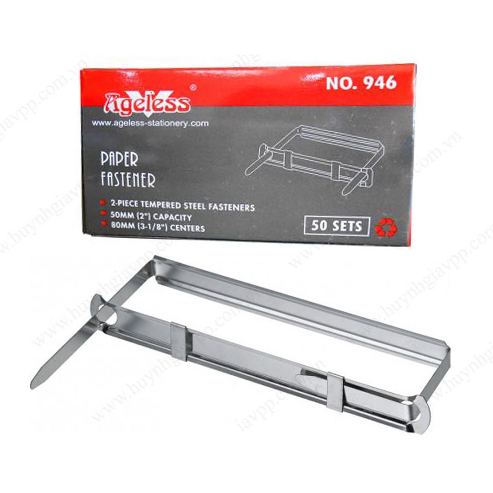 [HCM]Hộp 50 cái acco sắt SDI-Ageless