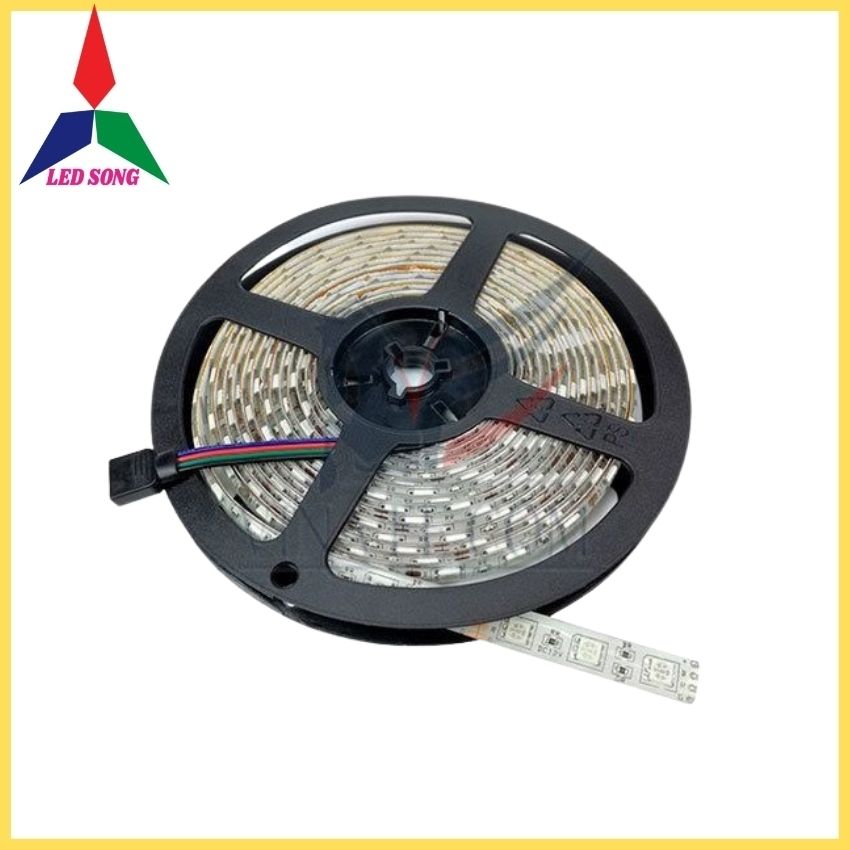 Led Dây Dán 5050 7 Màu Rgb 12v Cuộn 5m