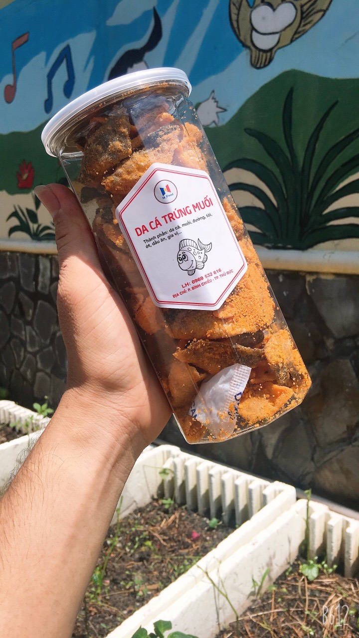 [ HCM ] Lon Pet 200gram - DA CÁ TRỨNG MUỐI SINGAPORE