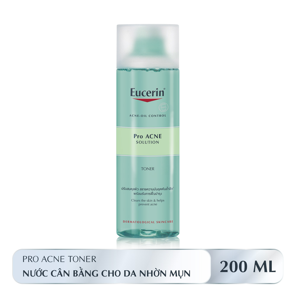 Nước Cân Bằng Eucerin Dành Cho Da Mụn Pro Acne Toner 200ml