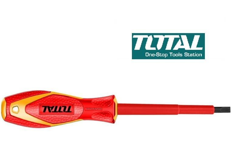 5.5mm Tuốc nơ vít (tô vít) dẹp cách điện 1000V Total THTIS5125