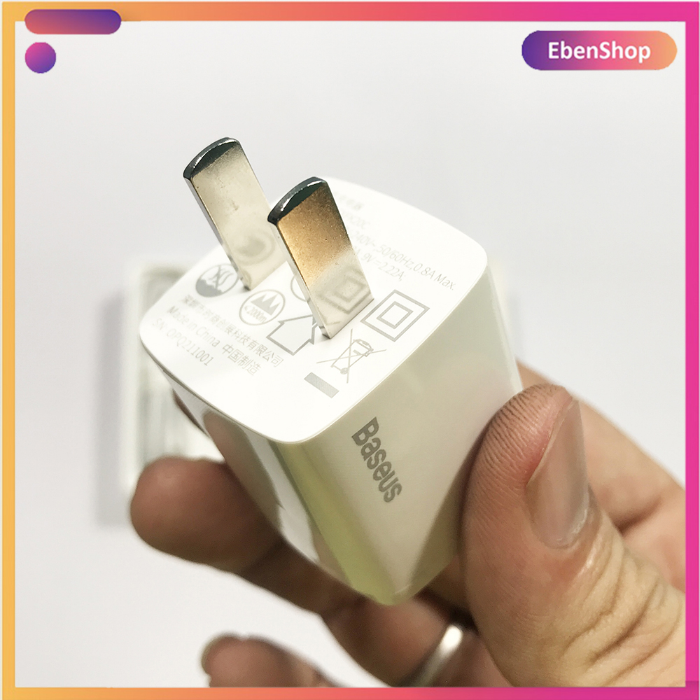 Bộ sạc nhanh cổng C Baseus 20W cho iphone