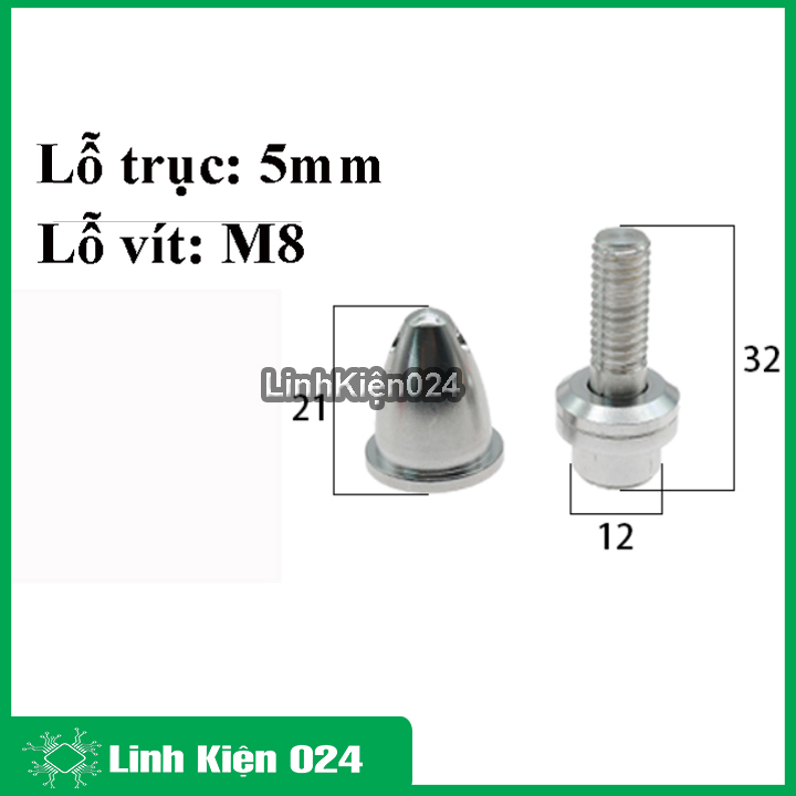 Chốt đầu đạn kẹp cánh quạt nhiều loại
