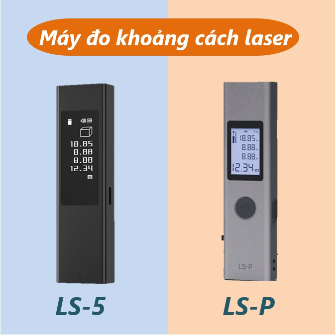 Máy đo khoảng cách bằng laser Xi aomi Duka LS-5 - Thước đo khoảng cách laser Xi aomi Duka LS-P