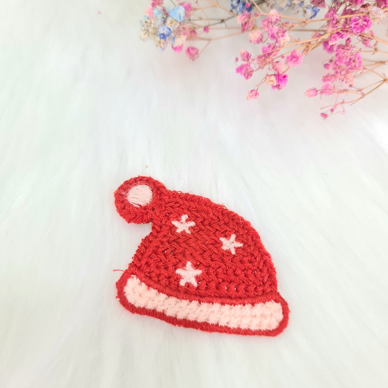 [HCM]Kẹp Tóc Đan Len Handmade Noel Siêu Xinh Hot Trend 2021 Mẫu ngẫu nhiên