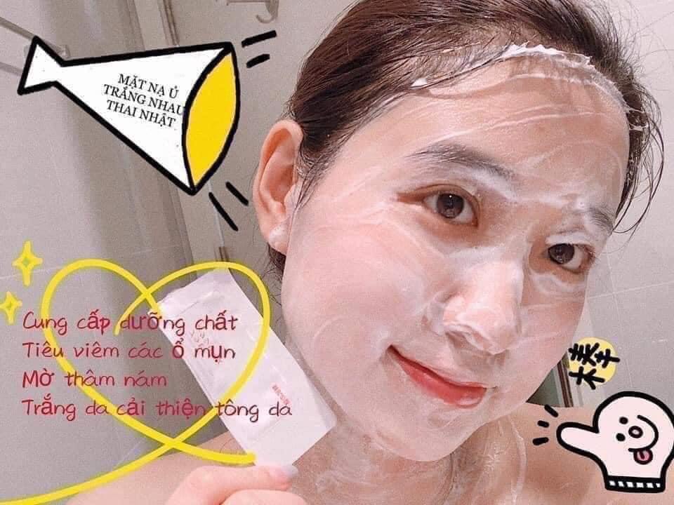 Mặt Nạ Ủ Trắng Nhau Thai- Mờ Thâm- Trắng Da
