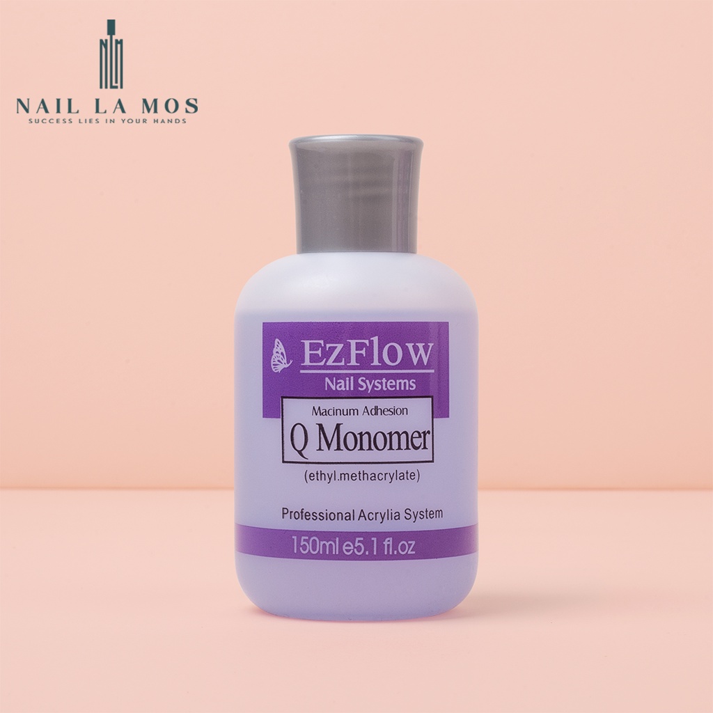 Dung dịch tím Ezflow chính hãng - Nước đắp bột móng tay nặn hoa chuyên dụng ngành nails