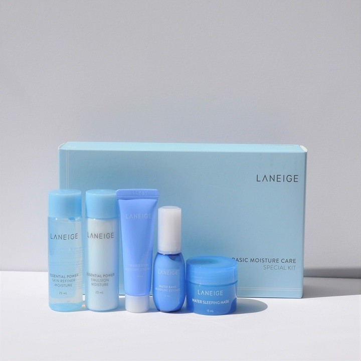 [HCM]Set 5 món dưỡng ẩm da Laneige Basic Moisture Care Speical Kit