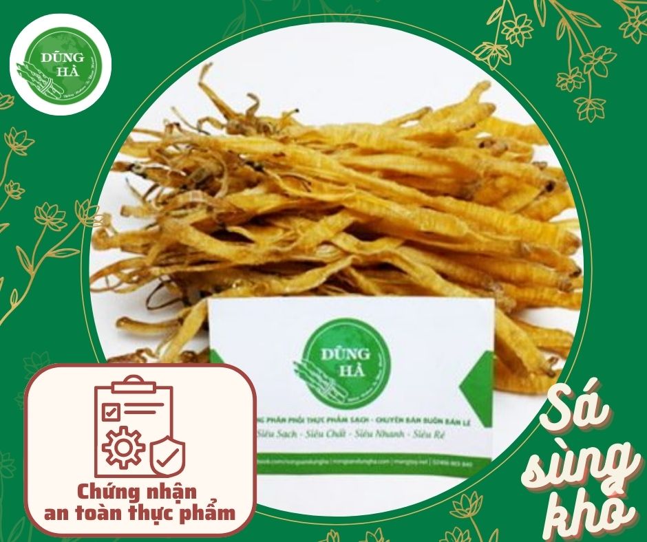 Sá sùng khô nấu phở con to, sạch cát, sá sùng nha trang nấu nước lèo siêu ngọt, thơm ngon