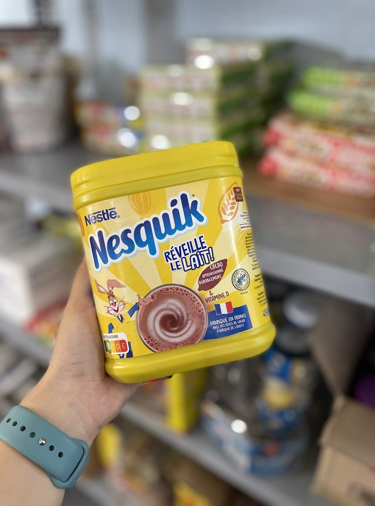 Bột cacao pha sữa Nestle Nesquik Chocolate 490gr