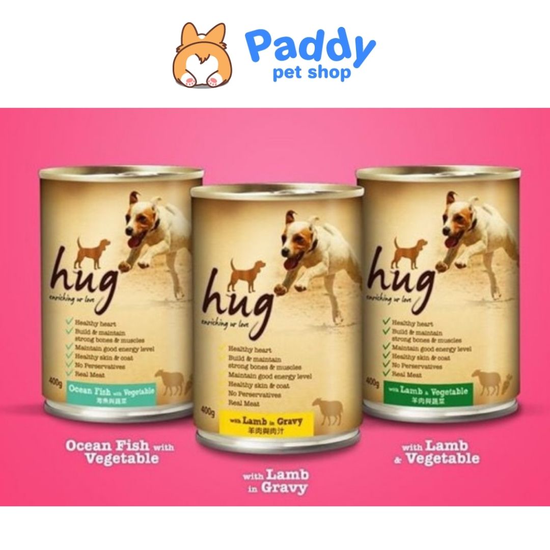 [HCM]Pate Hug Nhiều Vị Thơm Ngon Cho Chó Mọi Lứa Tuổi (Lon 400g)