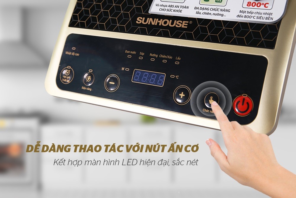 Bếp hồng ngoại cơ SUNHOUSE SHD6010