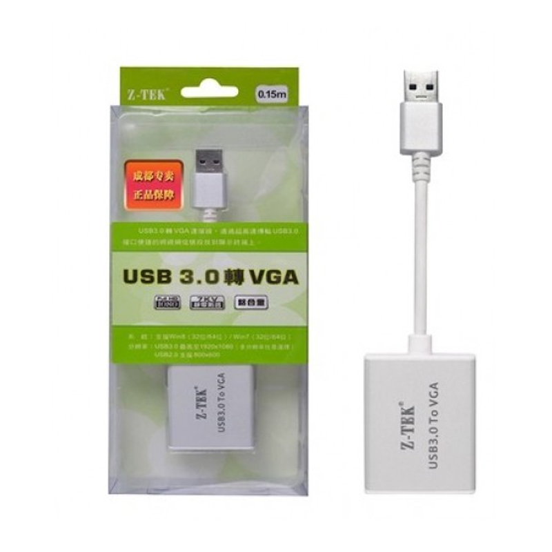[HCM]Cáp USB Ra VGA 3.0 ZTEK ZY-197