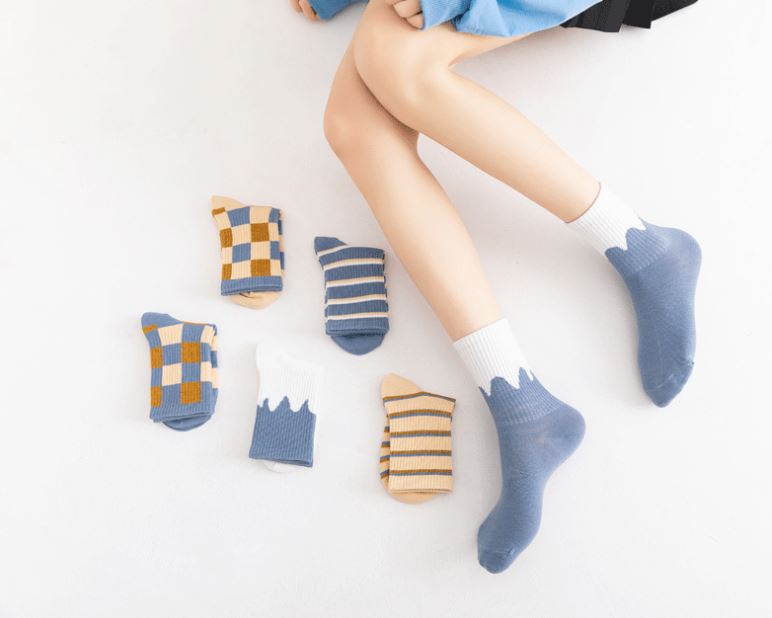 Set 5 Đôi Tất Vớ Nữ Cao Cổ Ms.Birthday