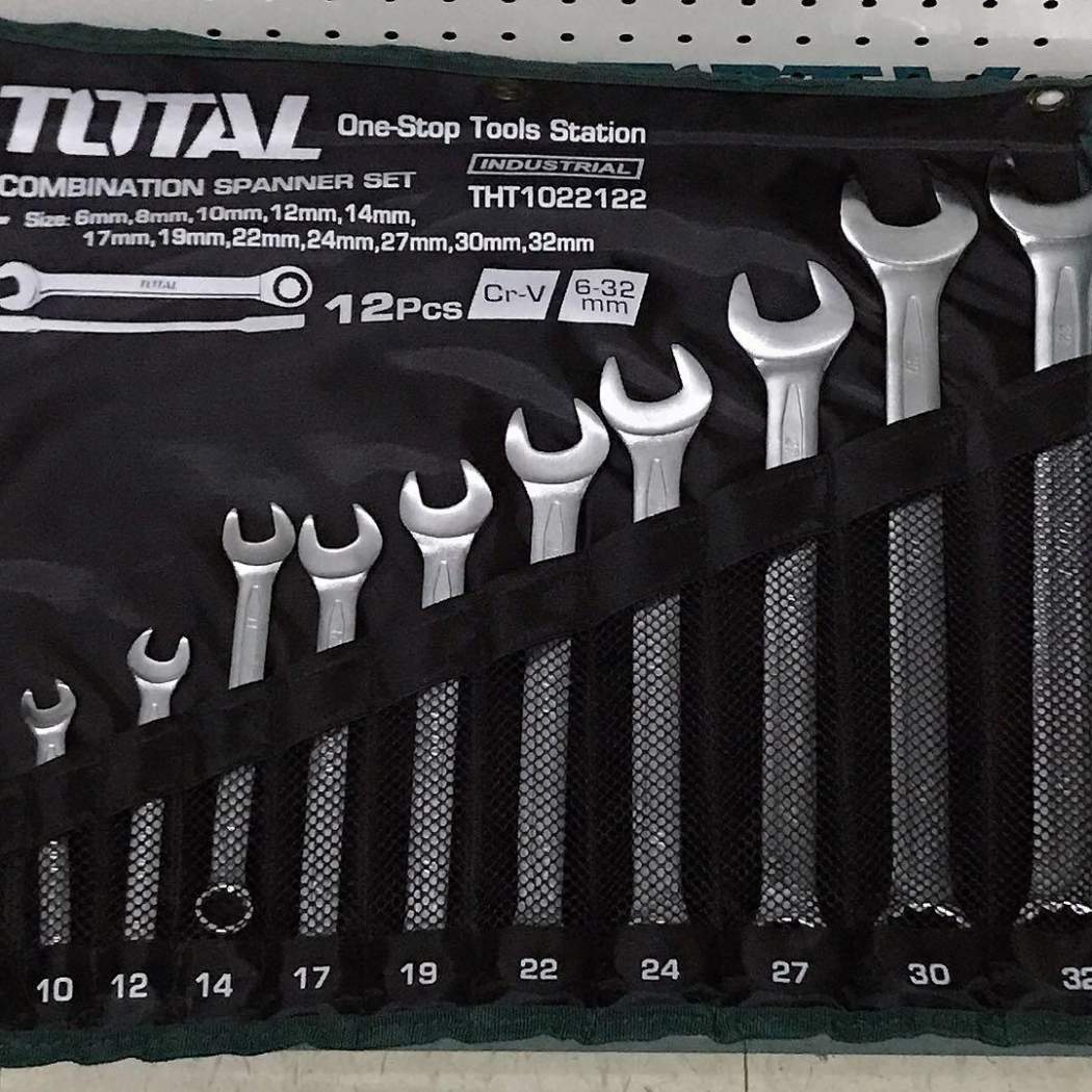 6-32mm Bộ cờ lê vòng miệng 12 chi tiết Total THT1022122