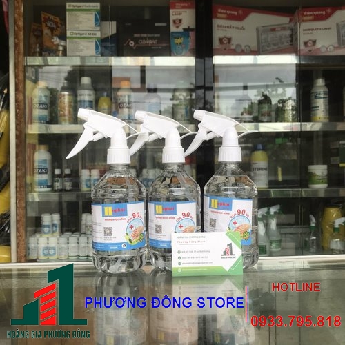 Cồn sát khuẩn 90 độ - chai 500ml