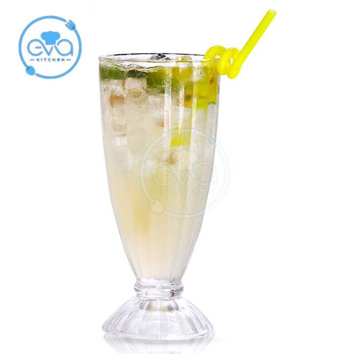 Bộ 6 Ly Thủy Tinh Uống Sinh Tố 340ML BQL017
