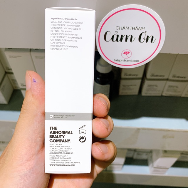 [HCM]Tinh Chất The Ordinary Retinol 0.5% In Squalane ( 30mL )