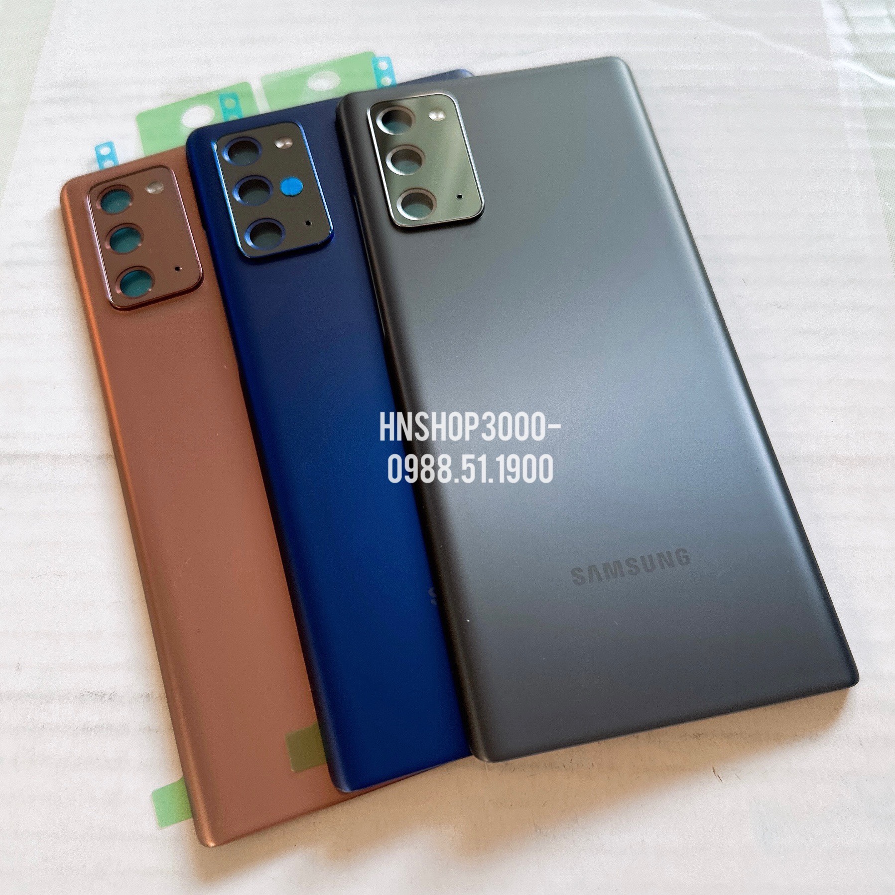 Nắp Lưng Samsung Note 20 Zin (có kính camera) - Vỏ lưng điện thoại Note20