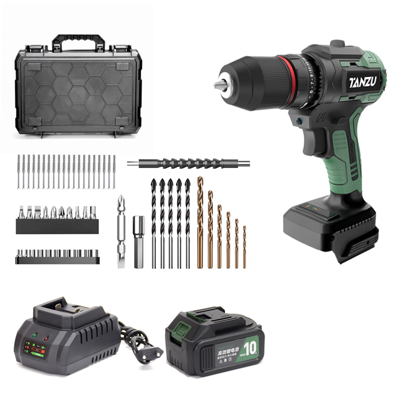 Tz-z-80 mt-21v universal brushless motor tanzu Chuck head drill bit portable battery drill machine battery drill