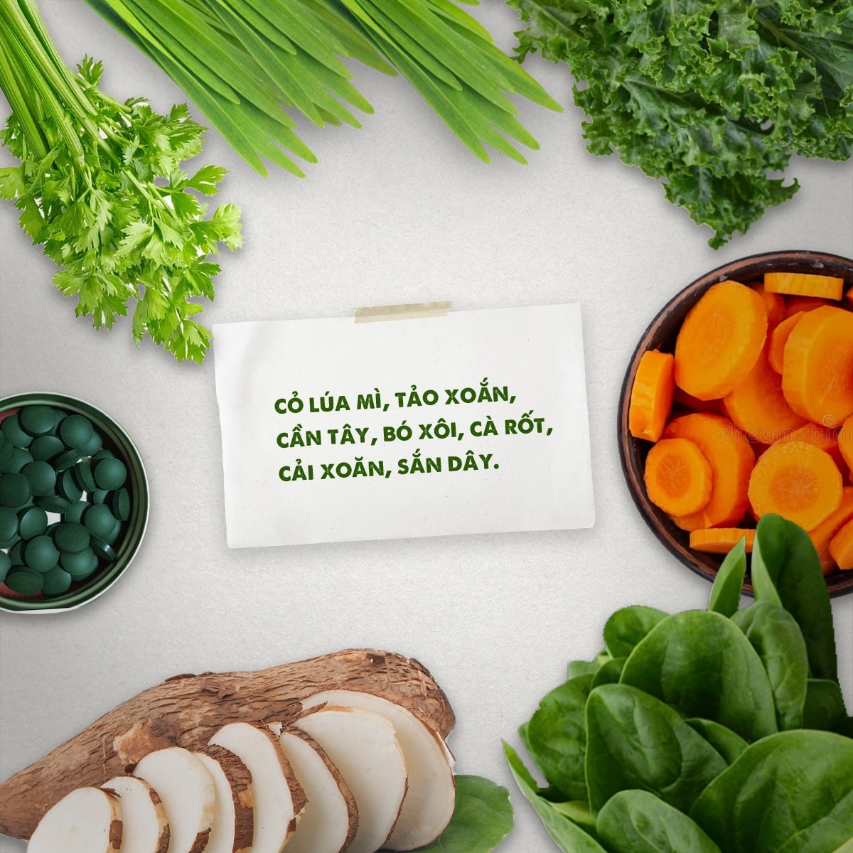 HỘP BỘT RAU NON 5 gói/hộp 90g