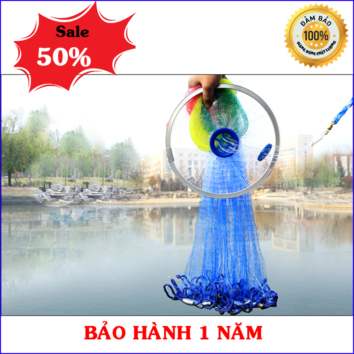 Chài Cước Thái Lan 4,8m. Chài Đánh Cá Cao Cấp
