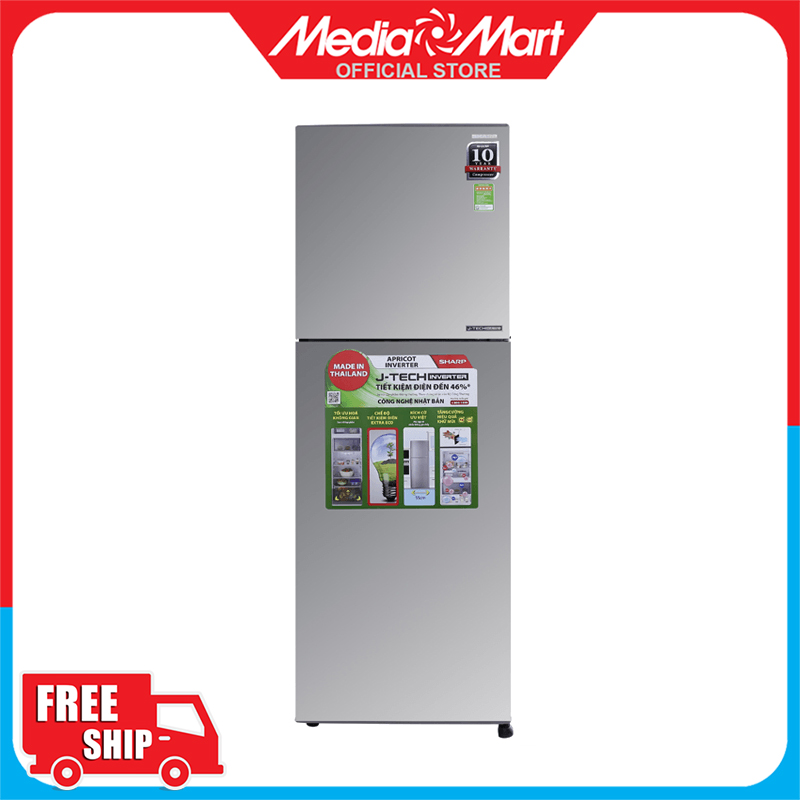 Tủ lạnh Sharp 241L SJ-X251E-SL