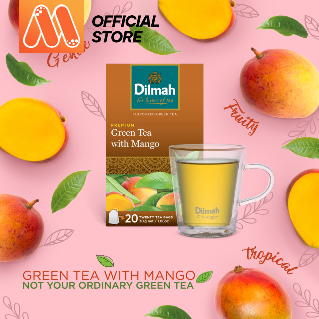 Trà Xanh Dilmah Vị Xoài - Mango 30g (mới)
