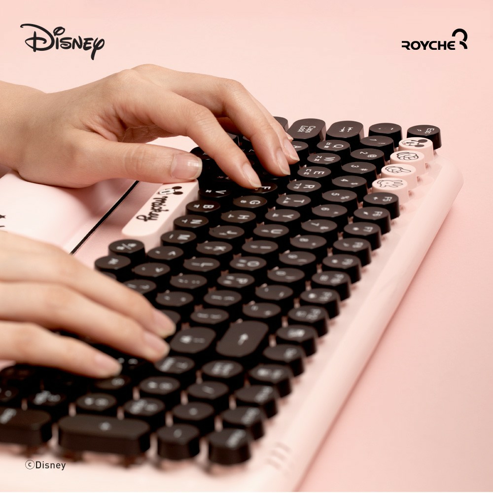 Bàn Phím Không Dây Mickey Hàn Quốc