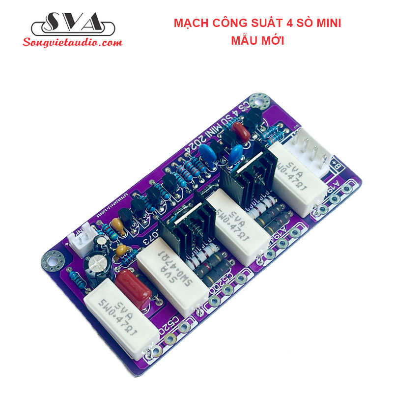 MẠCH CÔNG SUẤT 4 SÒ MINI (1 KÊNH) - 1 MẠCH