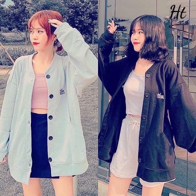 Áo khoác cadigan cún nằm HT12