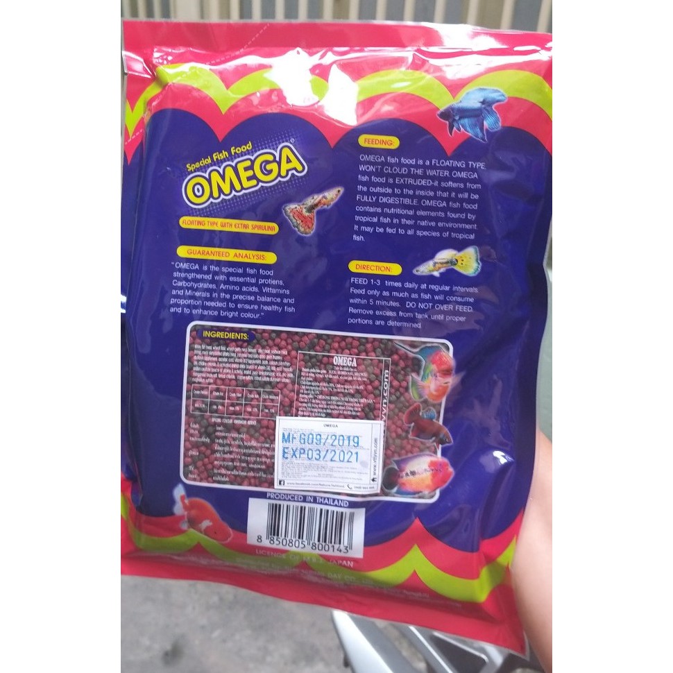 Thức ăn cho cá Omega 500g THÁI LAN