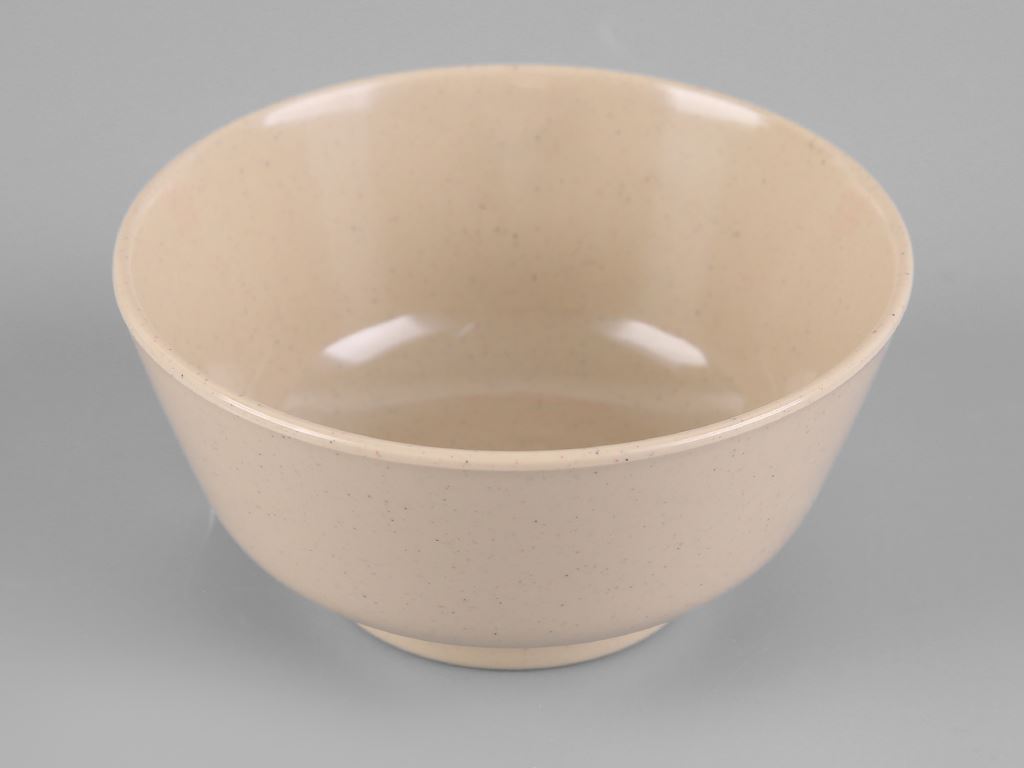 Chén Cơm Melamine Màu , Màu Trắng, Màu Nâu