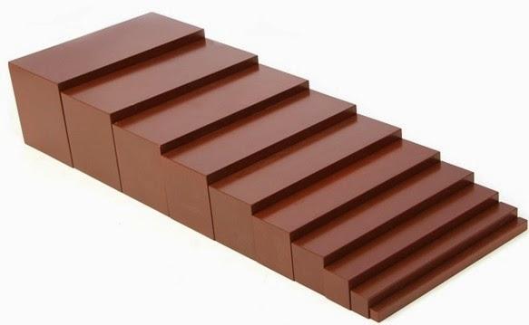 Thang nâu Montessori - Brown stair (Phiên bản tiêu chuẩn)