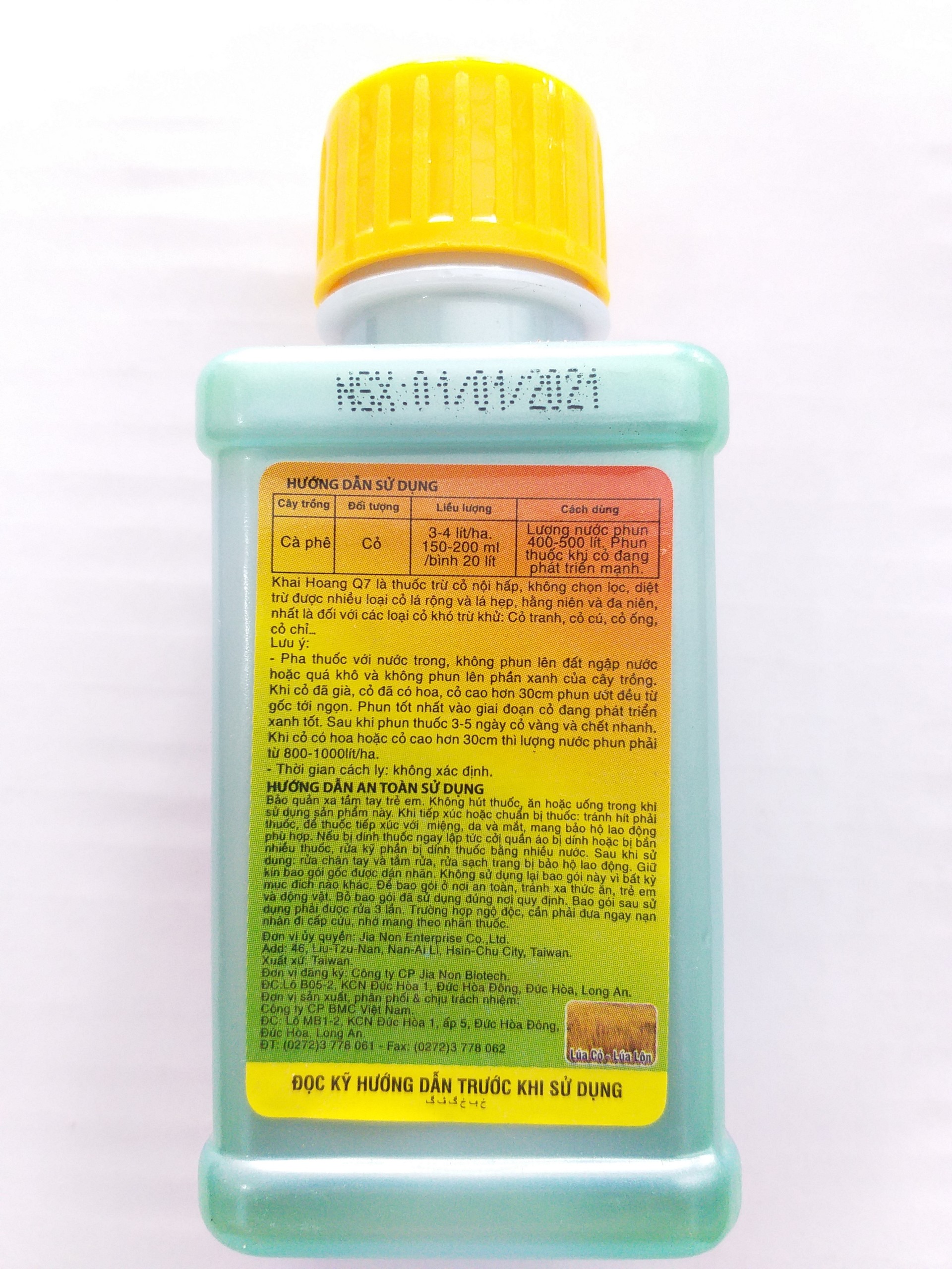Thuốc diệt cỏ KHAI HOANG Q7 - Chai 100ml