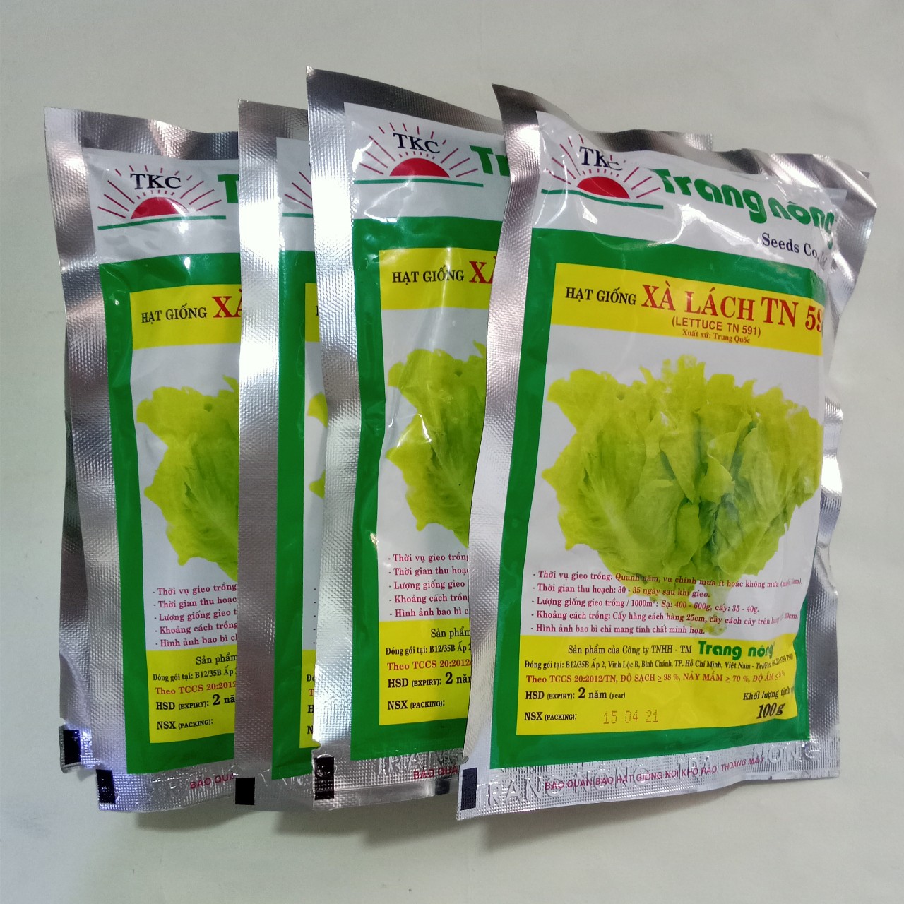 HẠT GIỐNG XÀ LÁCH TRANG NÔNG  - TN591