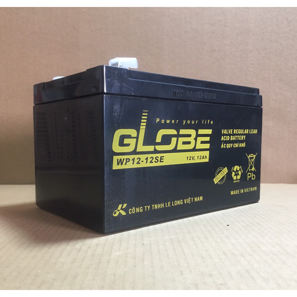Ắc quy Globe 12V 12Ah WP12-12SE