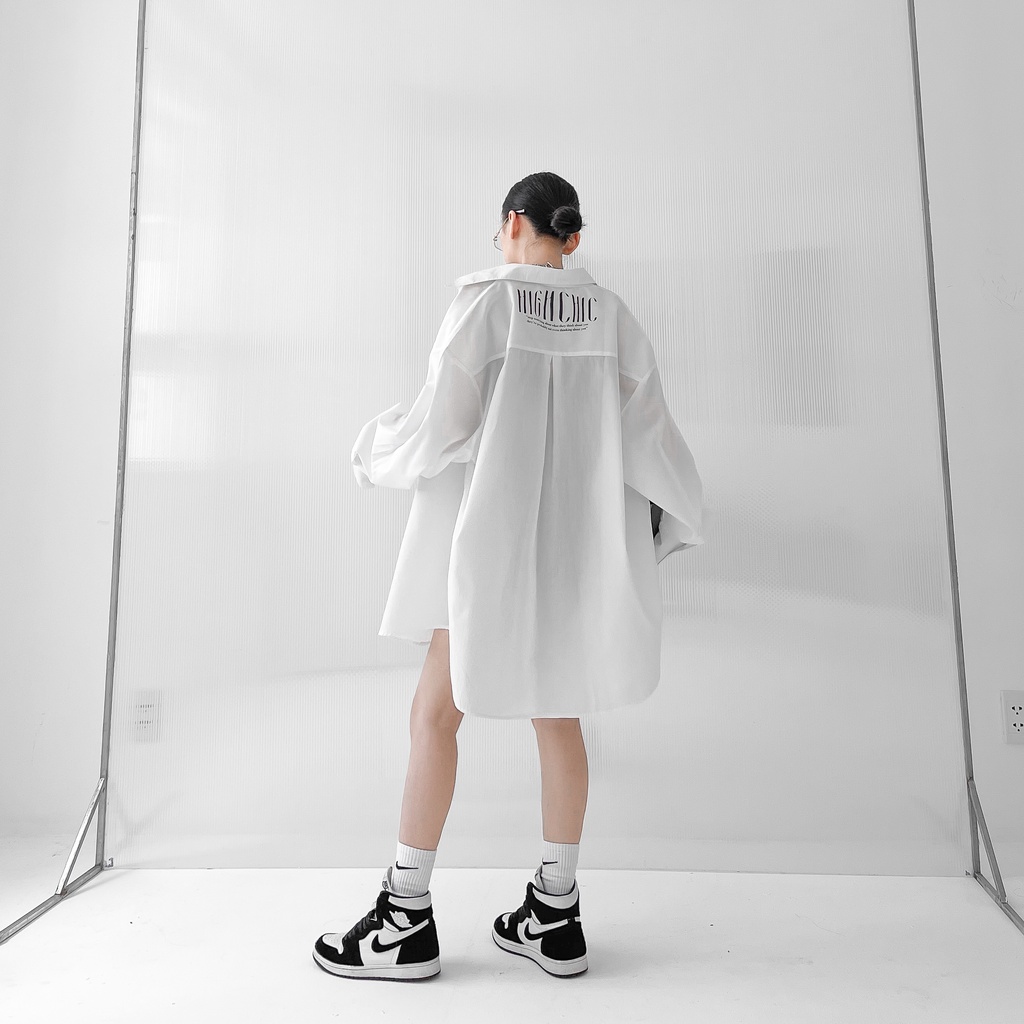 HIGHCHIC - DAWN SHIRT - SƠ MI TRẮNG OVERSIZE