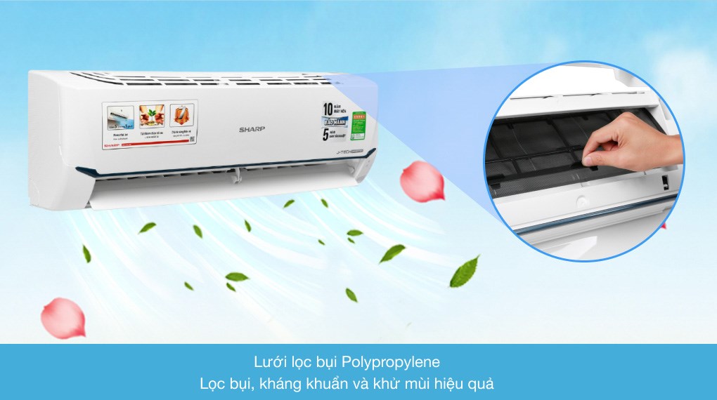 [TRẢ GÓP 0%]Điều hòa Sharp Inverter 12.000BTU 1 chiều AH-X13ZW (AH-X13ZEW Model mới 2023) (Giá áp dụng giao tại HN, HCM& các tỉnh liên hệ shop)