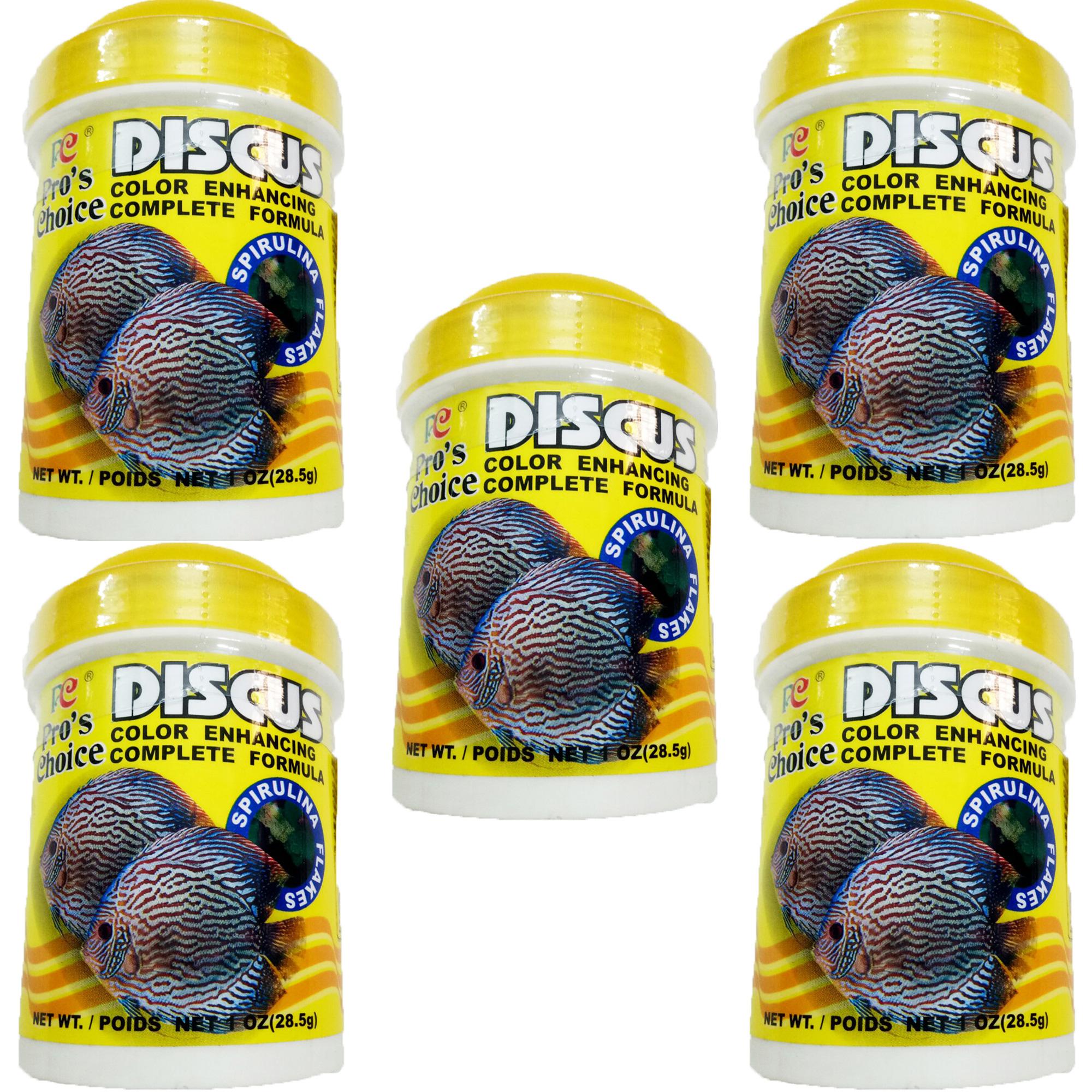 Combo 5 Hũ Thức Ăn Cá Dĩa Pros Choice 28.5g (Dạng Tảo) - Thức Ăn Cá Đĩa Cao Cấp