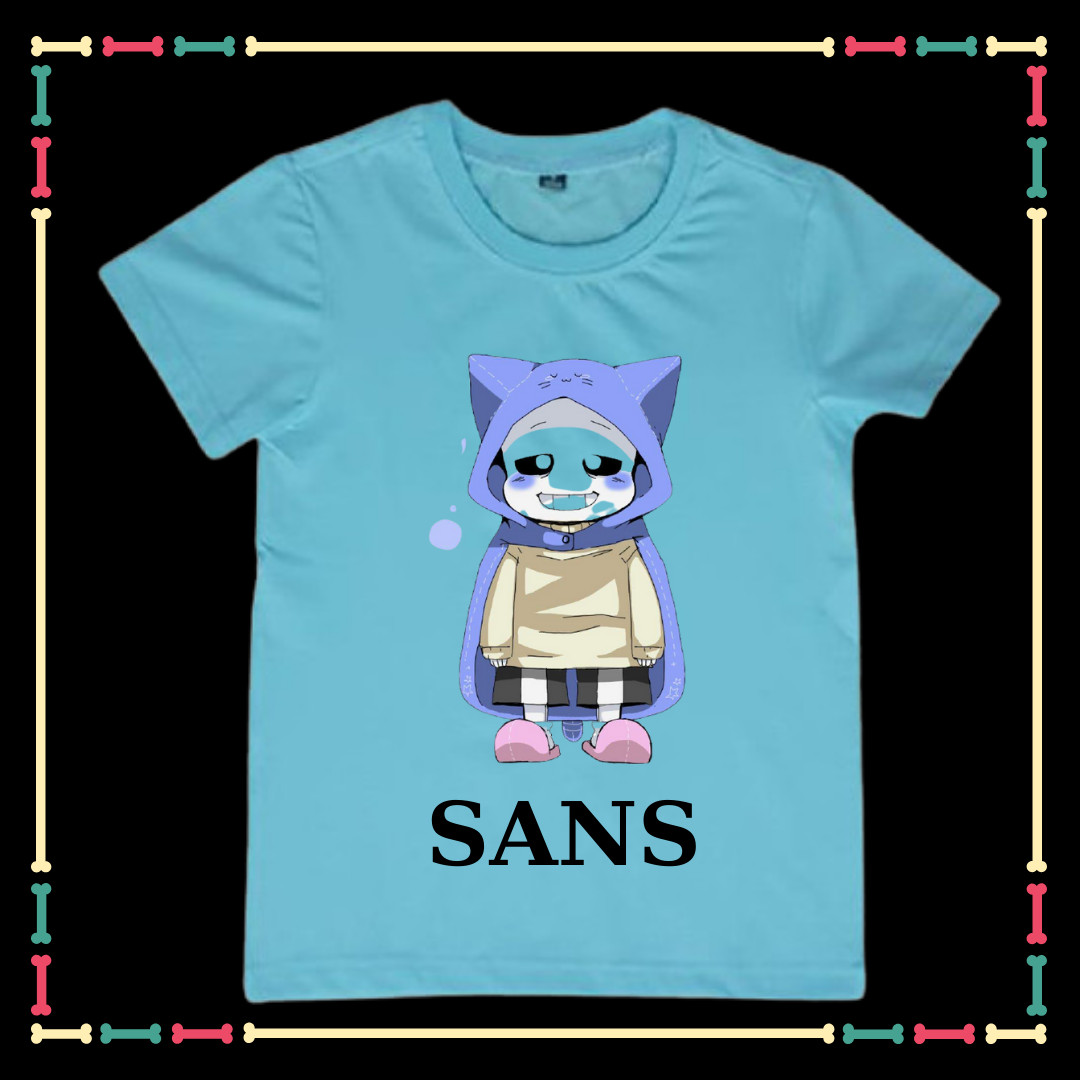 Áo sans error sans in hình hoạt hình cực hot cho trẻ em